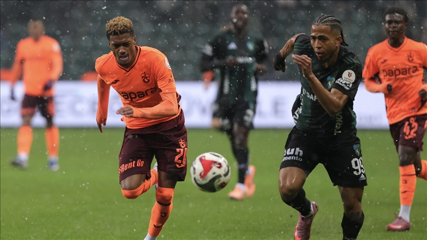 Trabzonspor Kocaelispor'u yendi, deplasmanda kritik 3 puan