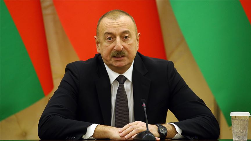 Azerbaycan Cumhurbaşkanı Aliyev, İsrail Dışişleri Bakanı Saar'ı kabul etti