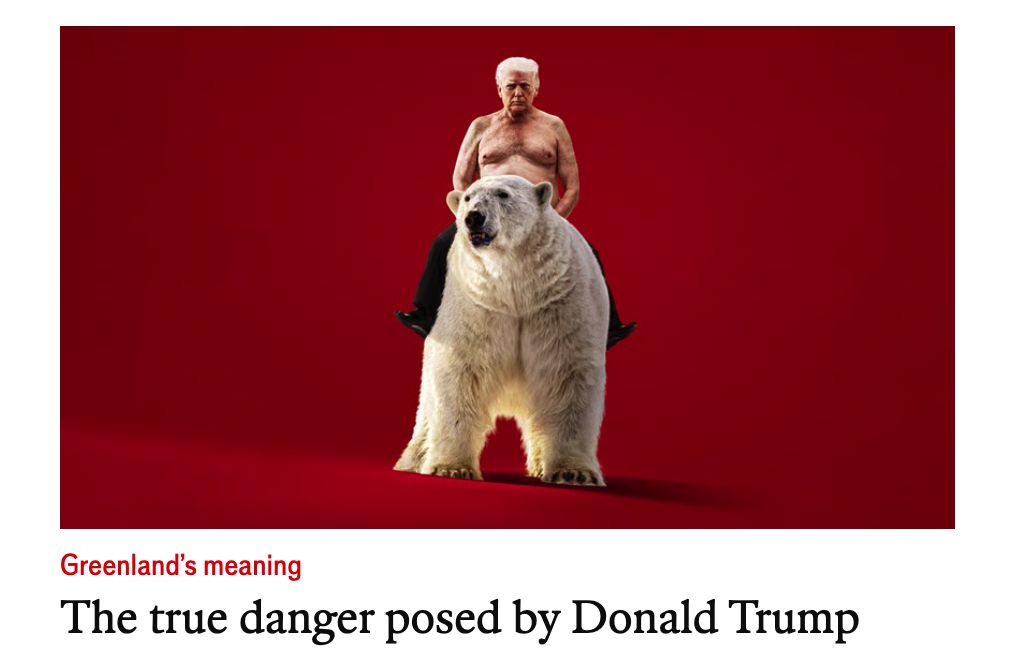 The Economist Trump'ın Grönland Restini Kapağa Taşıdı!