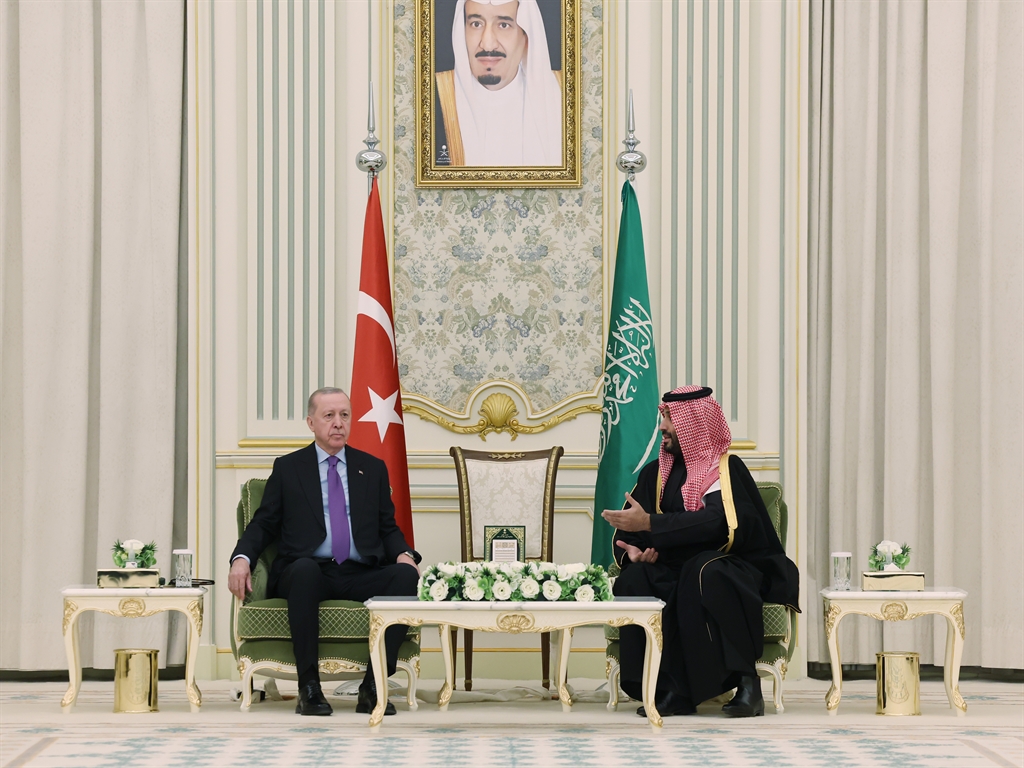 Cumhurbaşkanı Erdoğan, Suudi Arabistan Veliaht Prensi Selman ile görüştü