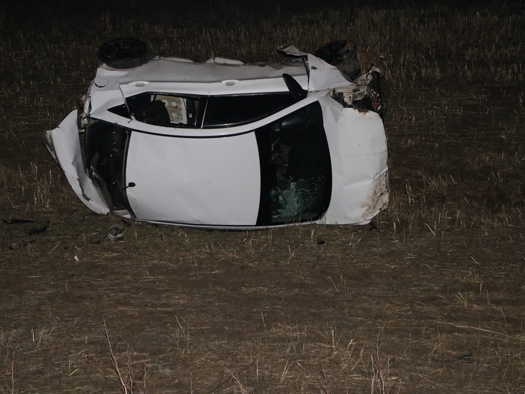 Kayseri'de otomobil şarampole yuvarlandı: 1 ölü, 4 yaralı