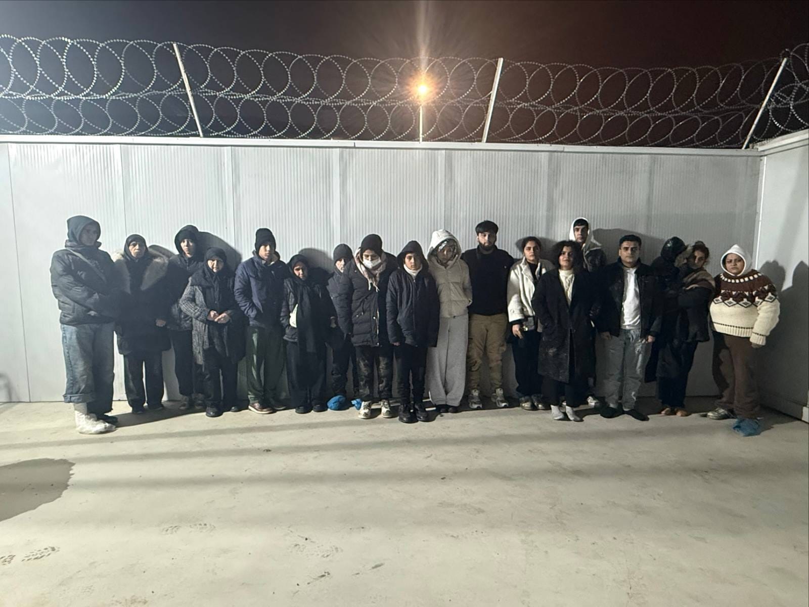 Edirne'de göç operasyonu: 18 göçmen yakalandı