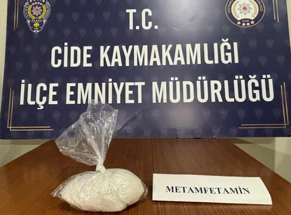 Kastamonu'da 200 gram metamfetamin ele geçirildi