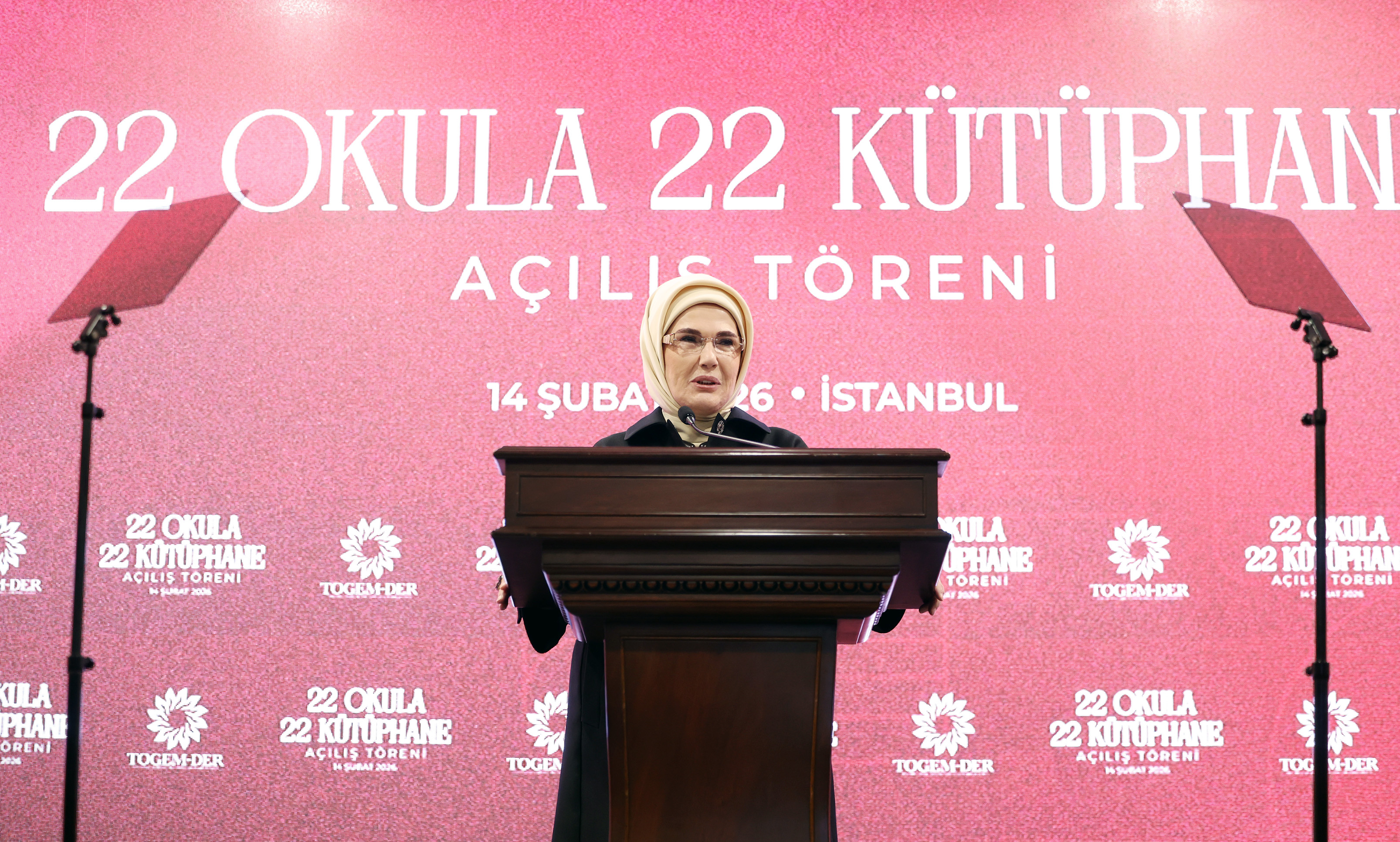 Emine Erdoğan: 'Kütüphane okulların kalbidir, ruhudur, can damarıdır'