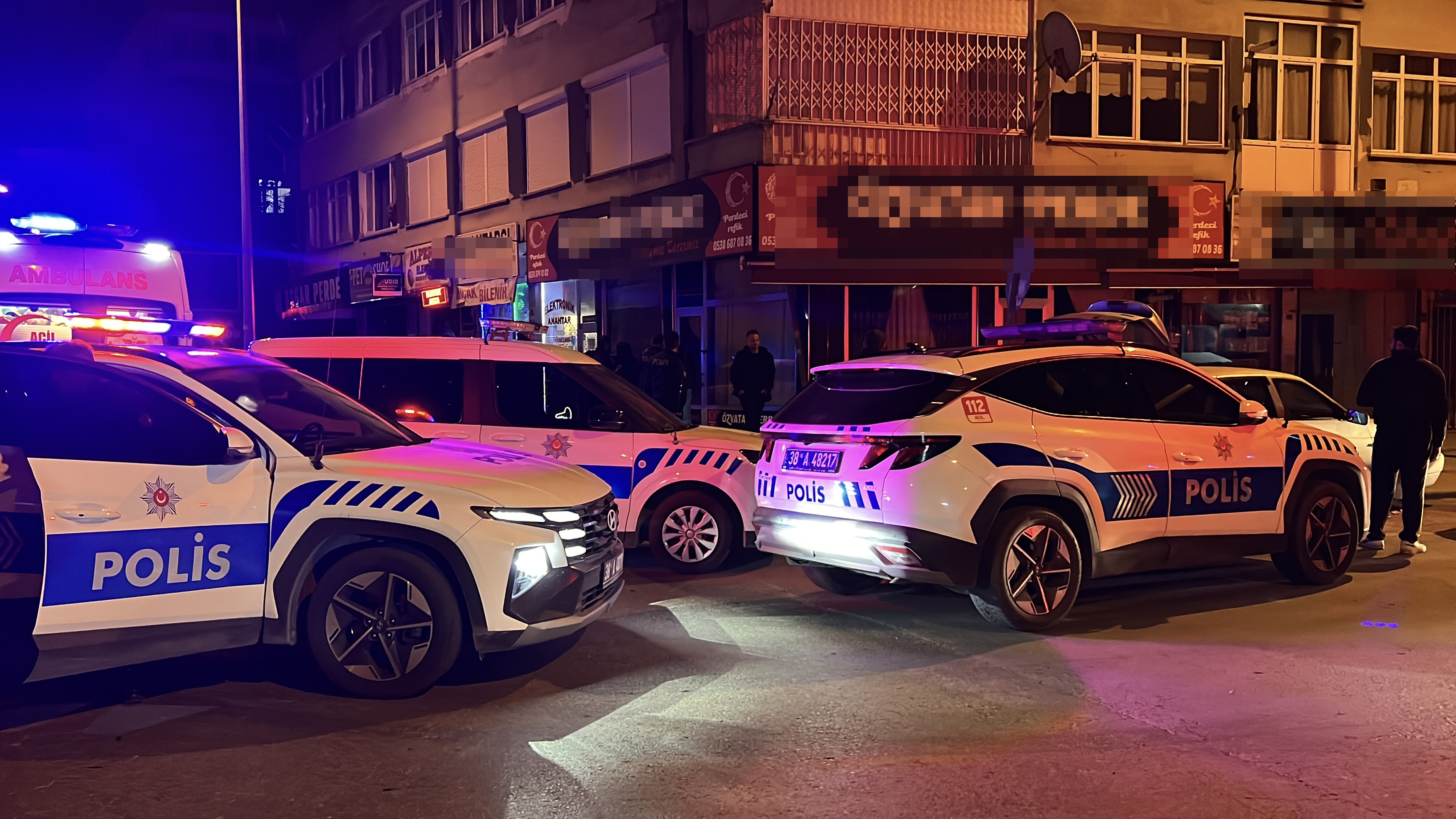 Kayseri'de bıçaklı kavgada 1 kişi yaralandı
