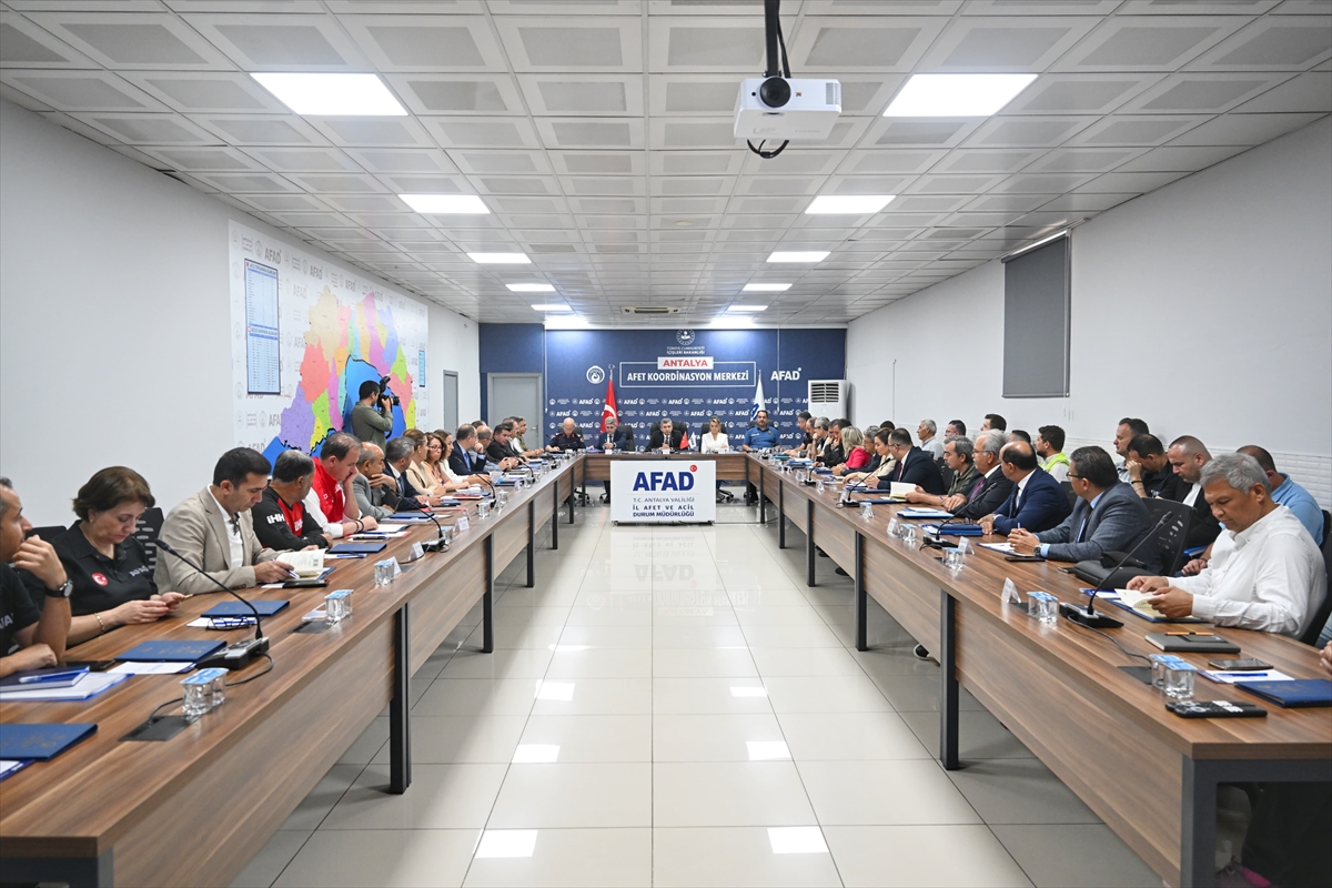 Antalya'da Afet Hazırlıkları için Kritik Toplantı