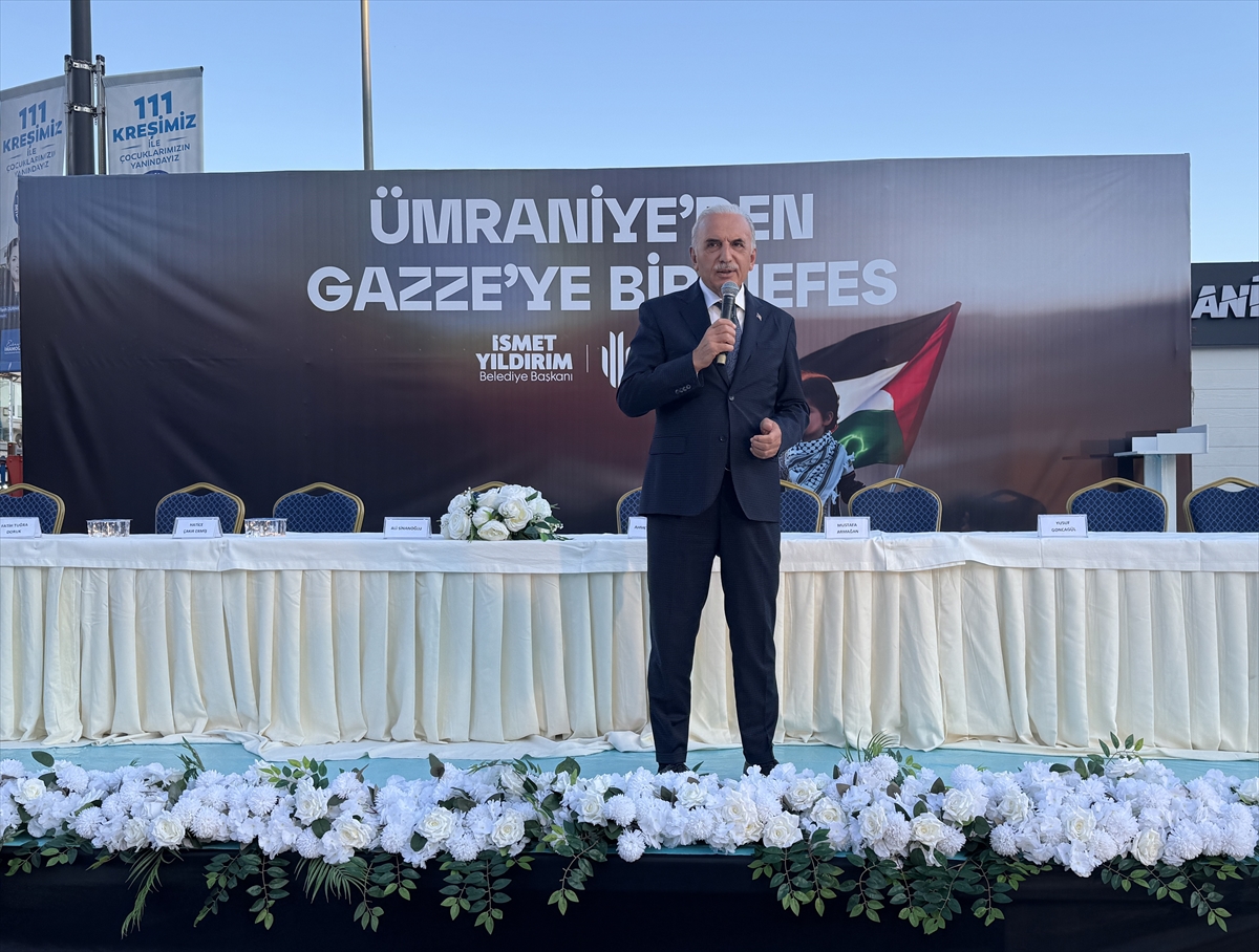 İstanbul'da Gazze İle Dayanışma İçin Ümraniye'den Güçlü Mesaj