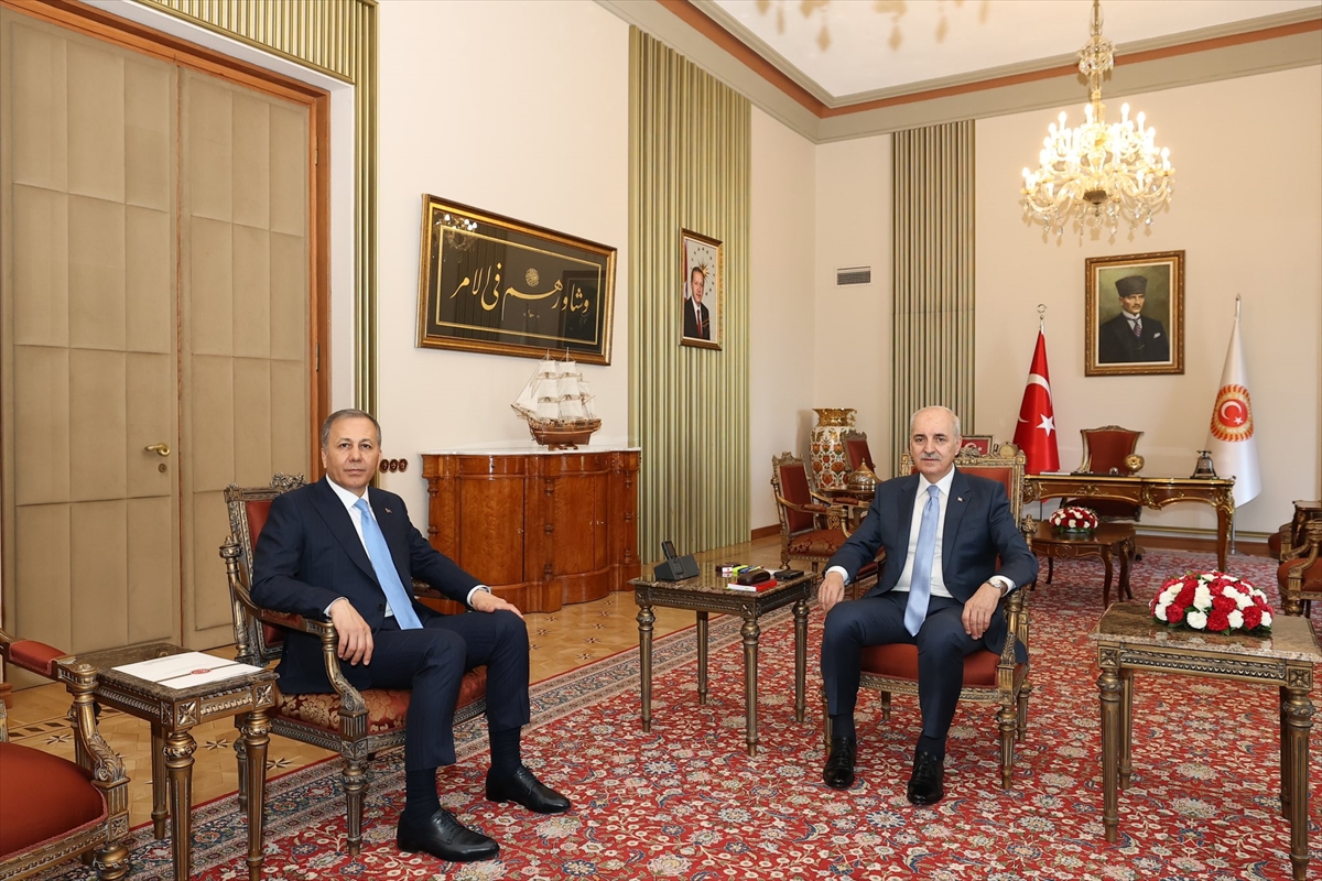 TBMM'de Önemli Buluşma: Kurtulmuş ve Yerlikaya Gündemi Değerlendirdi