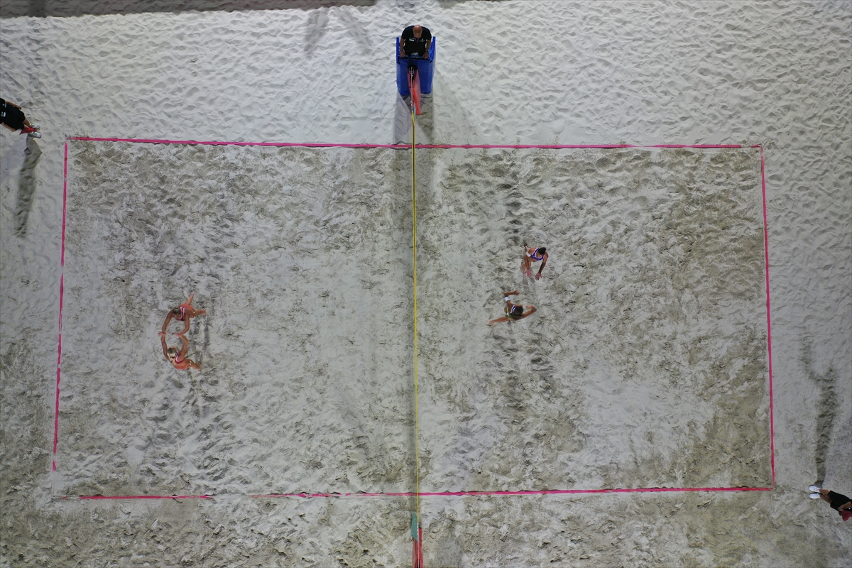 Aydın'da Nefes Kesen Plaj Voleybolu Finalleri Tamamlandı
