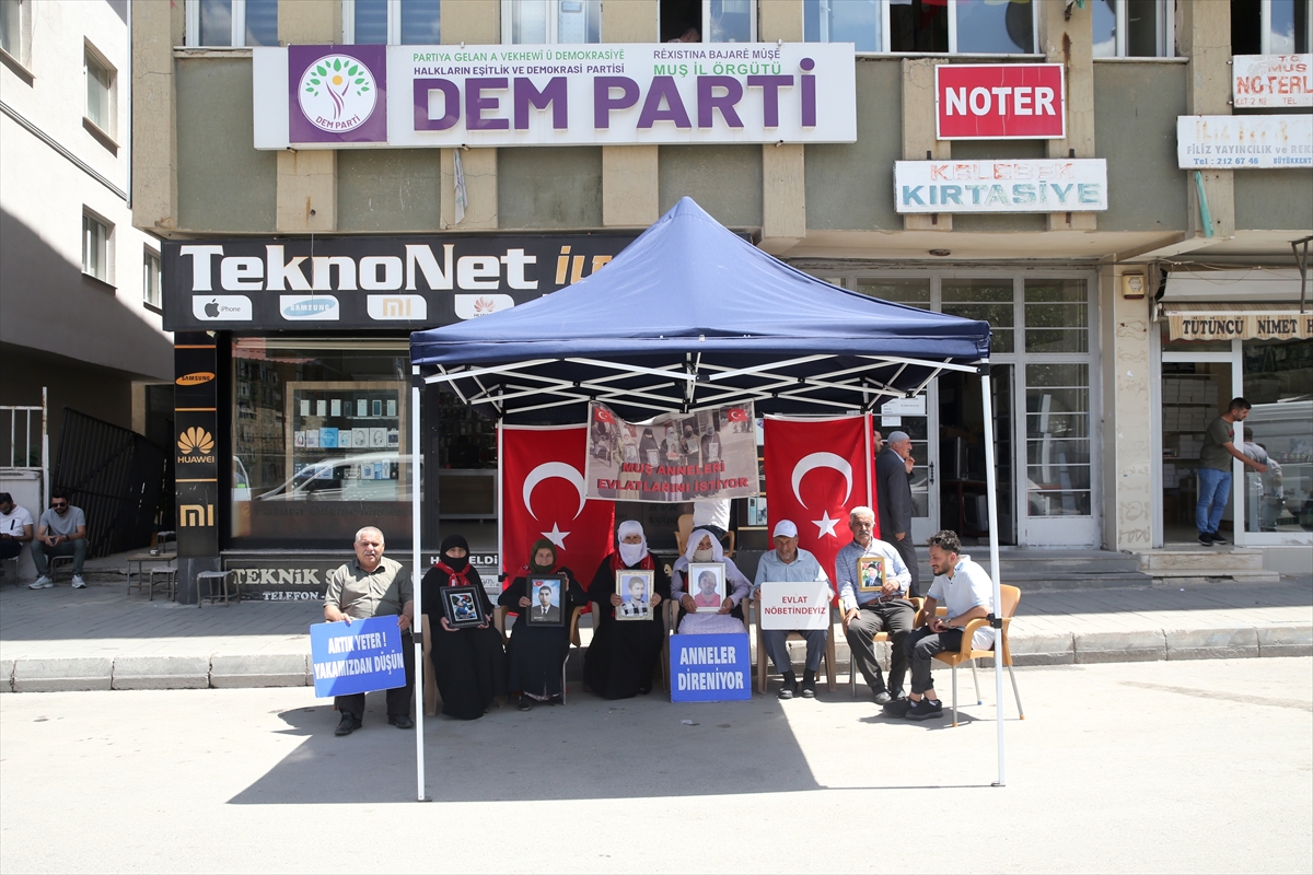 Muş'ta Ailelerin Direnişi Büyüyor: PKK'ya Kaçırılan Çocukları İçin Eylem Sürecek