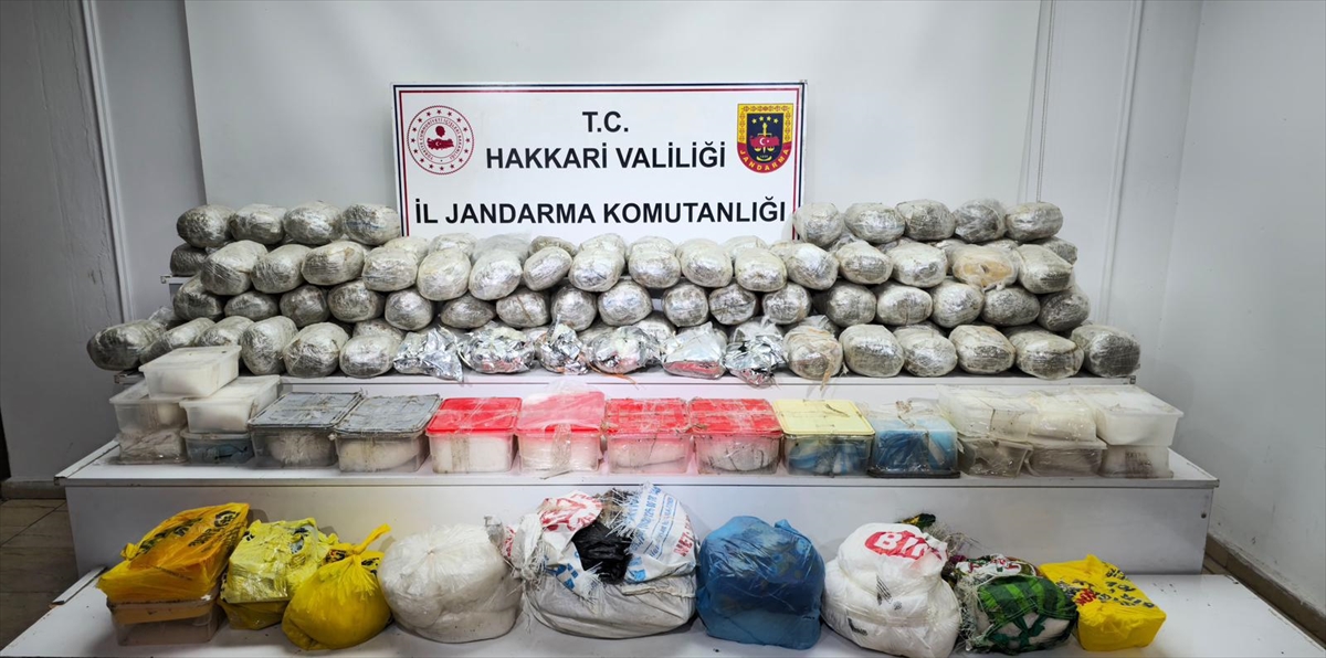 Hakkari'de Büyük Uyuşturucu Operasyonu Başarıyla Tamamlandı