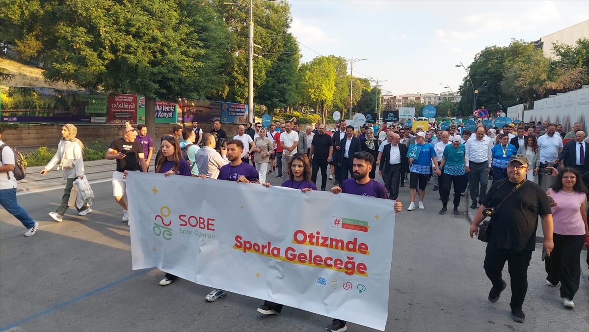 Konya'da Otizm Spor Oyunları Coşkuyla Başladı