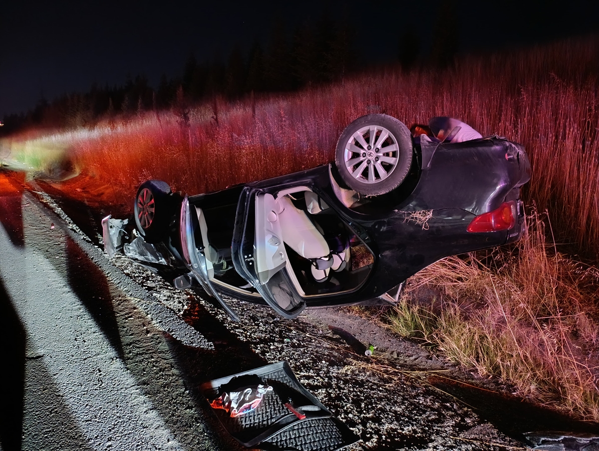 Tekirdağ'ın Çerkezköy İlçesinde Korkutan Trafik Kazası