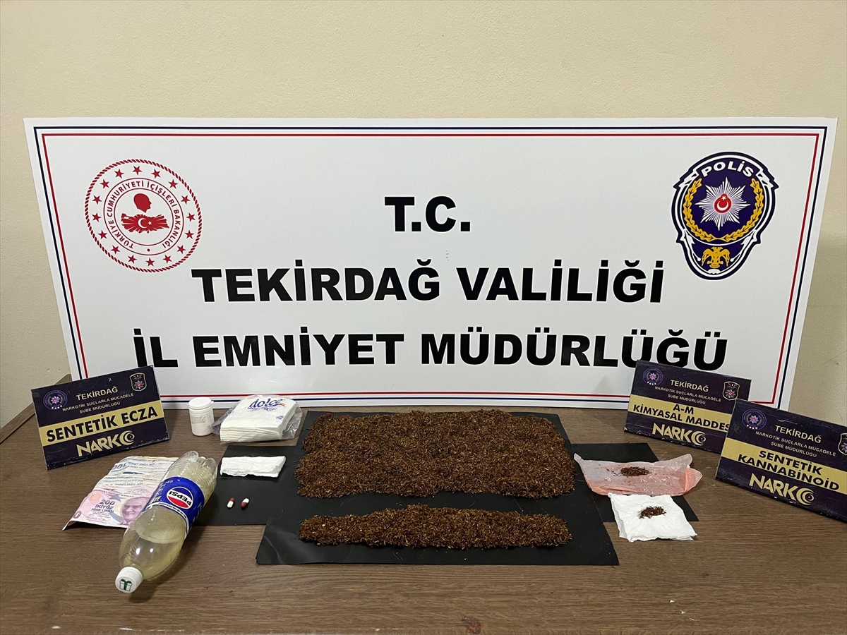 Tekirdağ’da Uyuşturucu Operasyonu Sonucu 3 Kişi Cezaevine Gönderildi