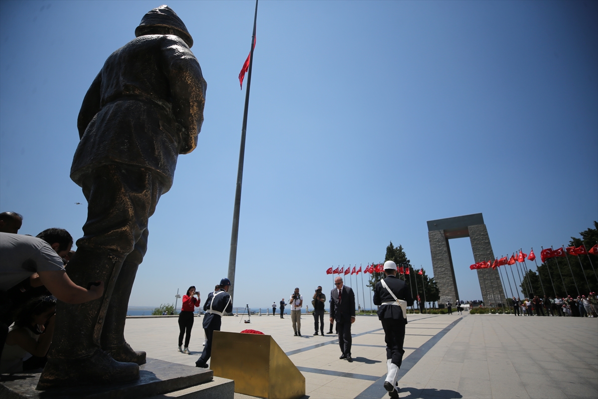 Çanakkale Anıtı'nda 15 Temmuz Şehitleri İçin Anma Töreni