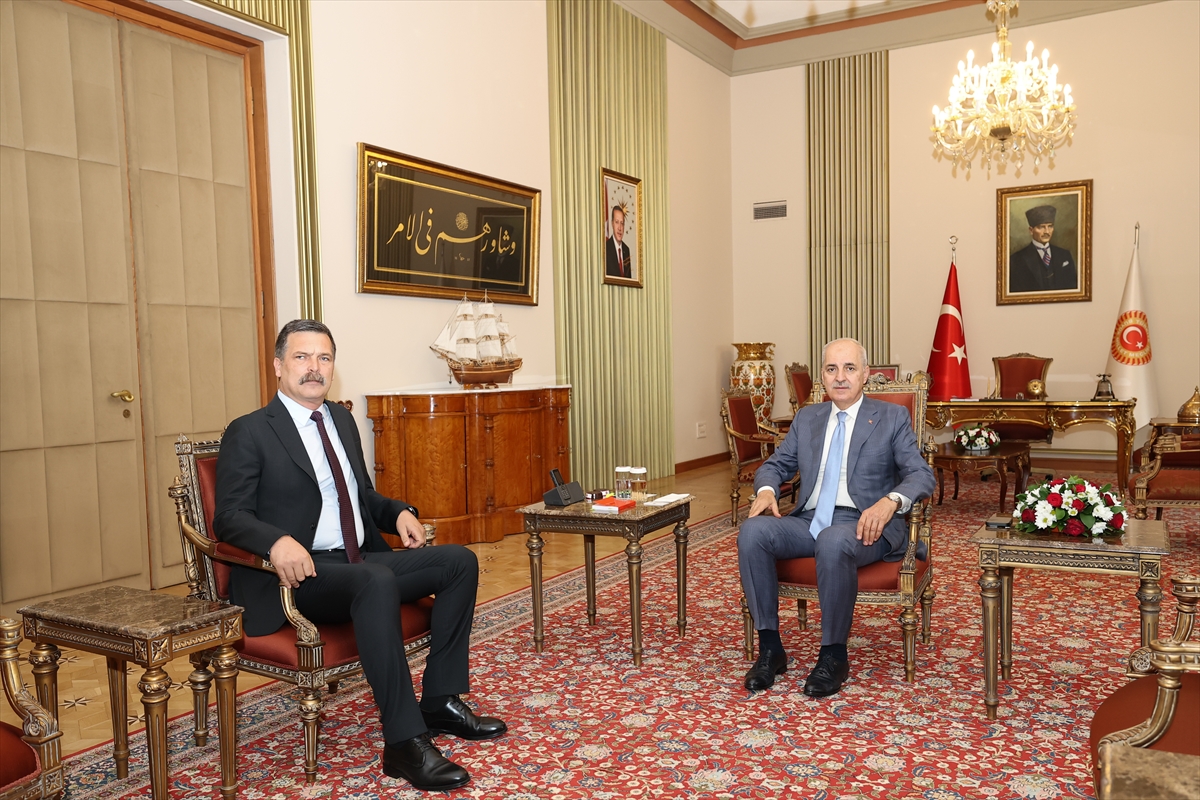 TBMM Başkanı Kurtulmuş ve TİP Lideri Baş Görüşmesi