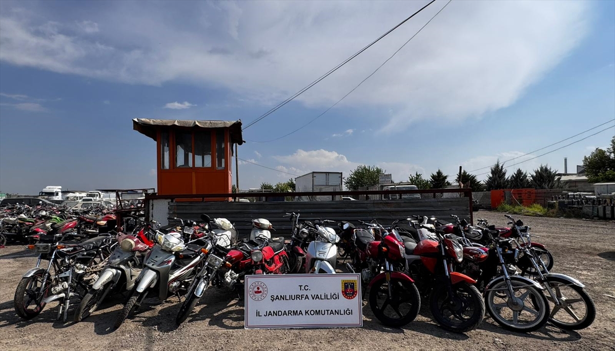 Şanlıurfa'da Geniş Çaplı Motosiklet Hırsızlığı Baskını Gerçekleşti