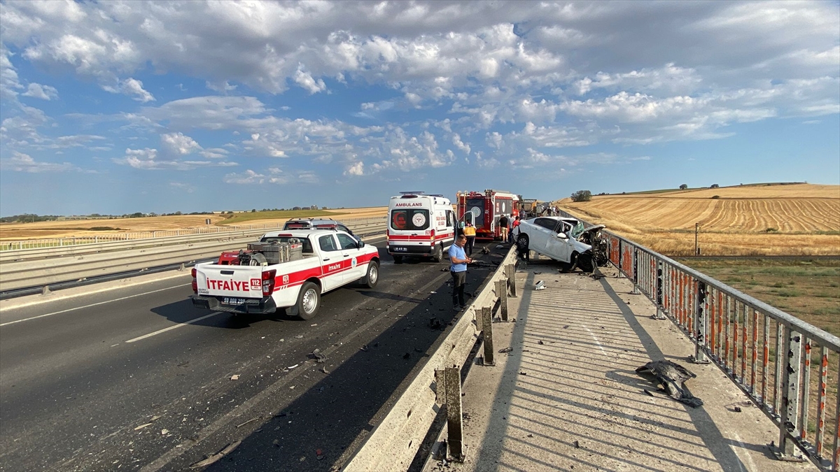 Tekirdağ'da Trajik Kaza: Otomobil Sürücüsü Hayatını Kaybetti