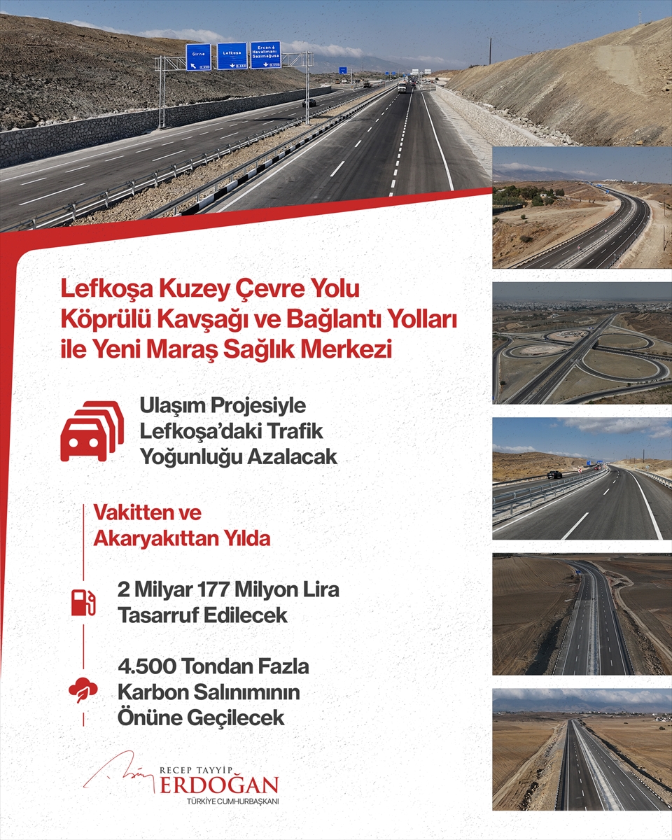 Cumhurbaşkanı Erdoğan KKTC'deki Önemli Açılış Törenlerine Katıldı