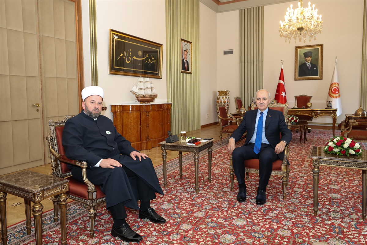 TBMM Başkanı Kurtulmuş'un Karadağ İslam Birliği ile Kritik Görüşmesi