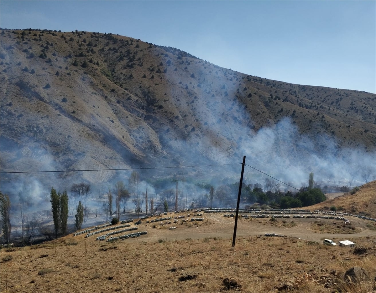 Niğde'nin Postallı Köyünde Çıkan Yangın Hızla Kontrol Altına Alındı