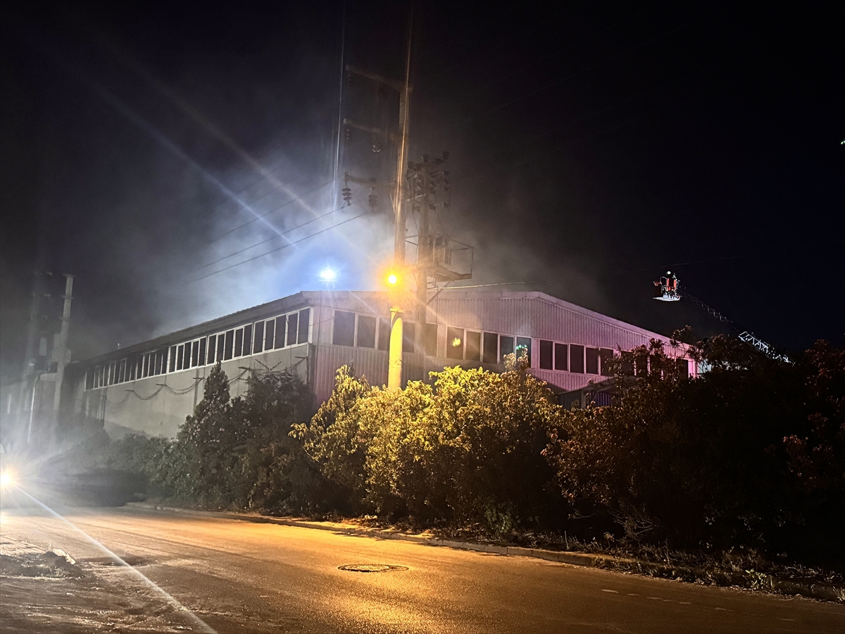 Kocaeli'de Fabrikada Çıkan Yangın Korkuttu