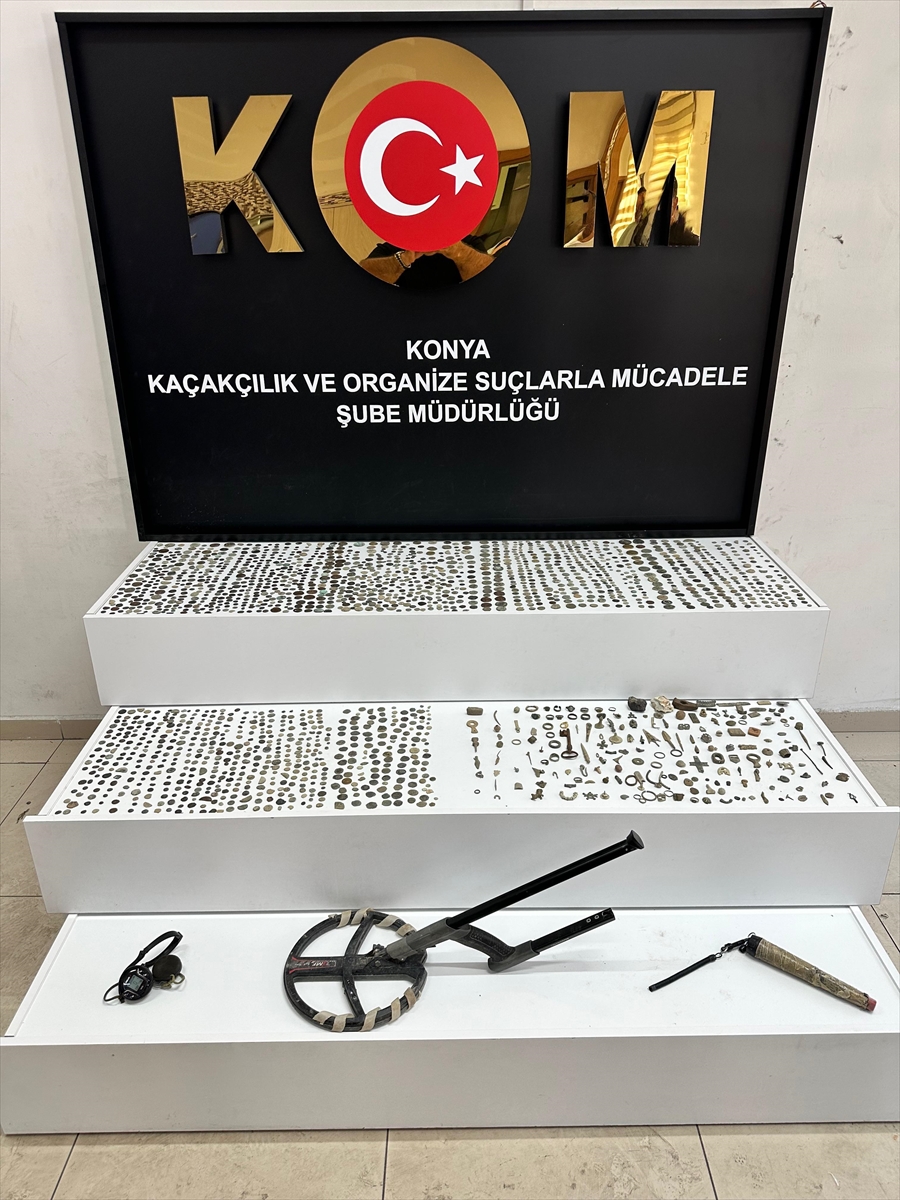 Konya'da Tarihi Eser Kaçakçılığında Büyük Vurgun: Binlerce Parça Yakalandı