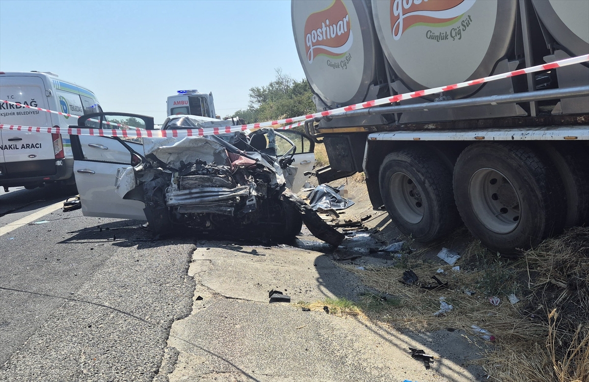 Tekirdağ'da Üzücü Kaza 4 Can Aldı