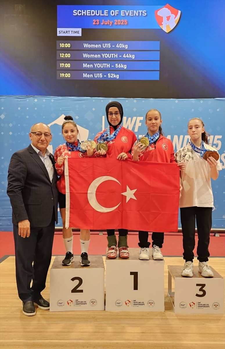 Türk Milli Halterciler Avrupa Şampiyonasında Madalyaları Topladı