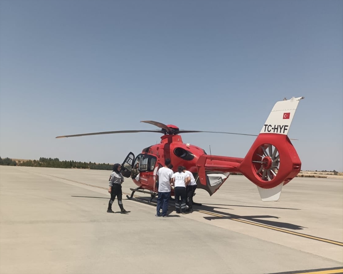 Şanlıurfa'da 2 Yaşındaki Gülistan Karadal İçin Hayat Kurtaran Helikopter Görevi