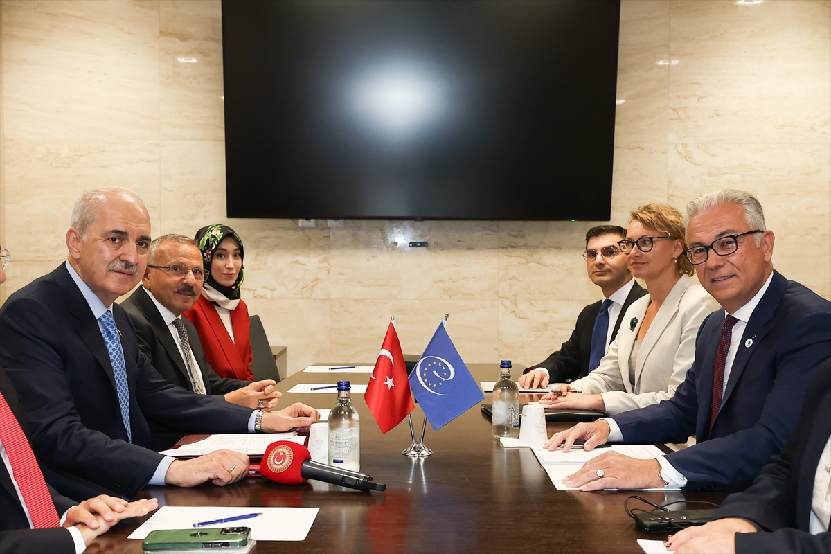 TBMM Başkanı Numan Kurtulmuş ve AKPM Başkanının Cenevre Buluşması
