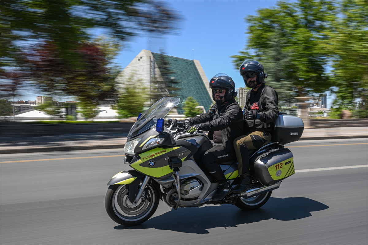 Motosiklet Ambulansları Trafiği Aşıp Hayat Kurtarıyor