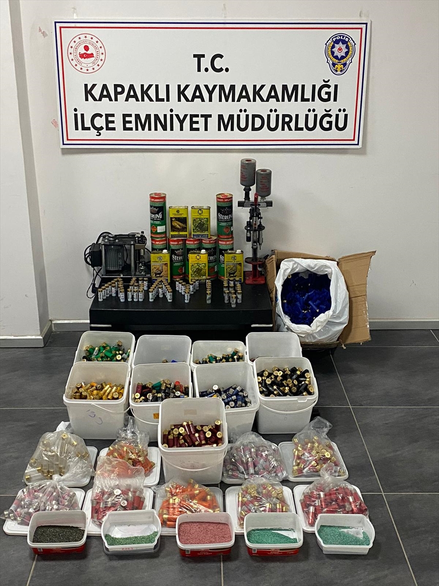 Tekirdağ'da Sosyal Medya Üzerinden Yasa Dışı Barut ve Fişek Ticareti