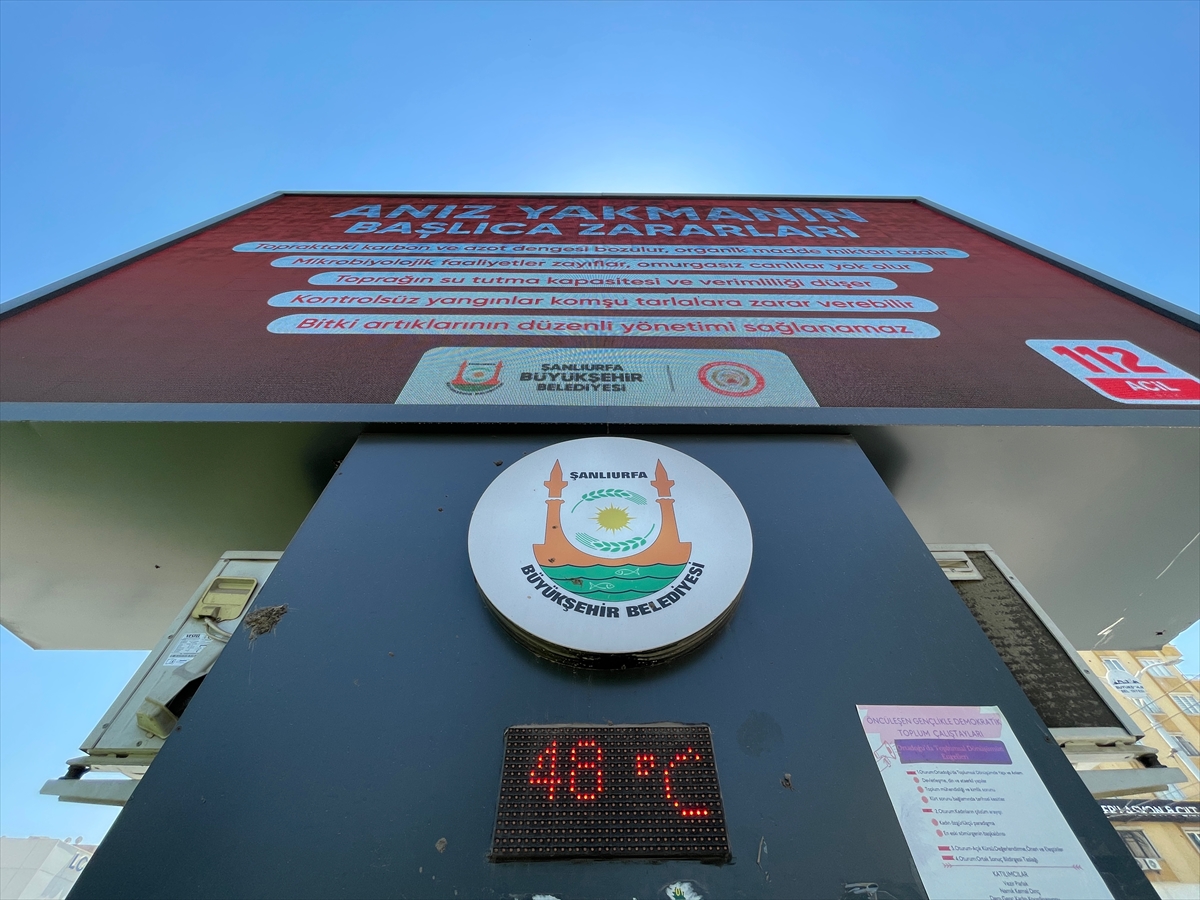Şanlıurfa Kavurucu Sıcaklarla Mücadele Ediyor