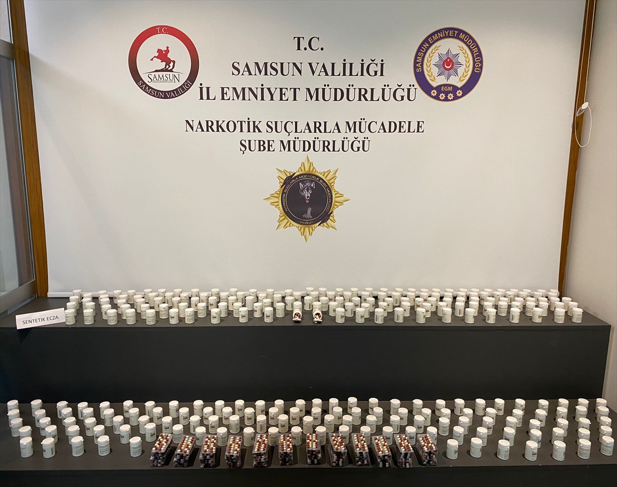 Samsun'da Büyük Uyuşturucu Operasyonu: 16 Bin 800 Sentetik Hap Ele Geçirildi
