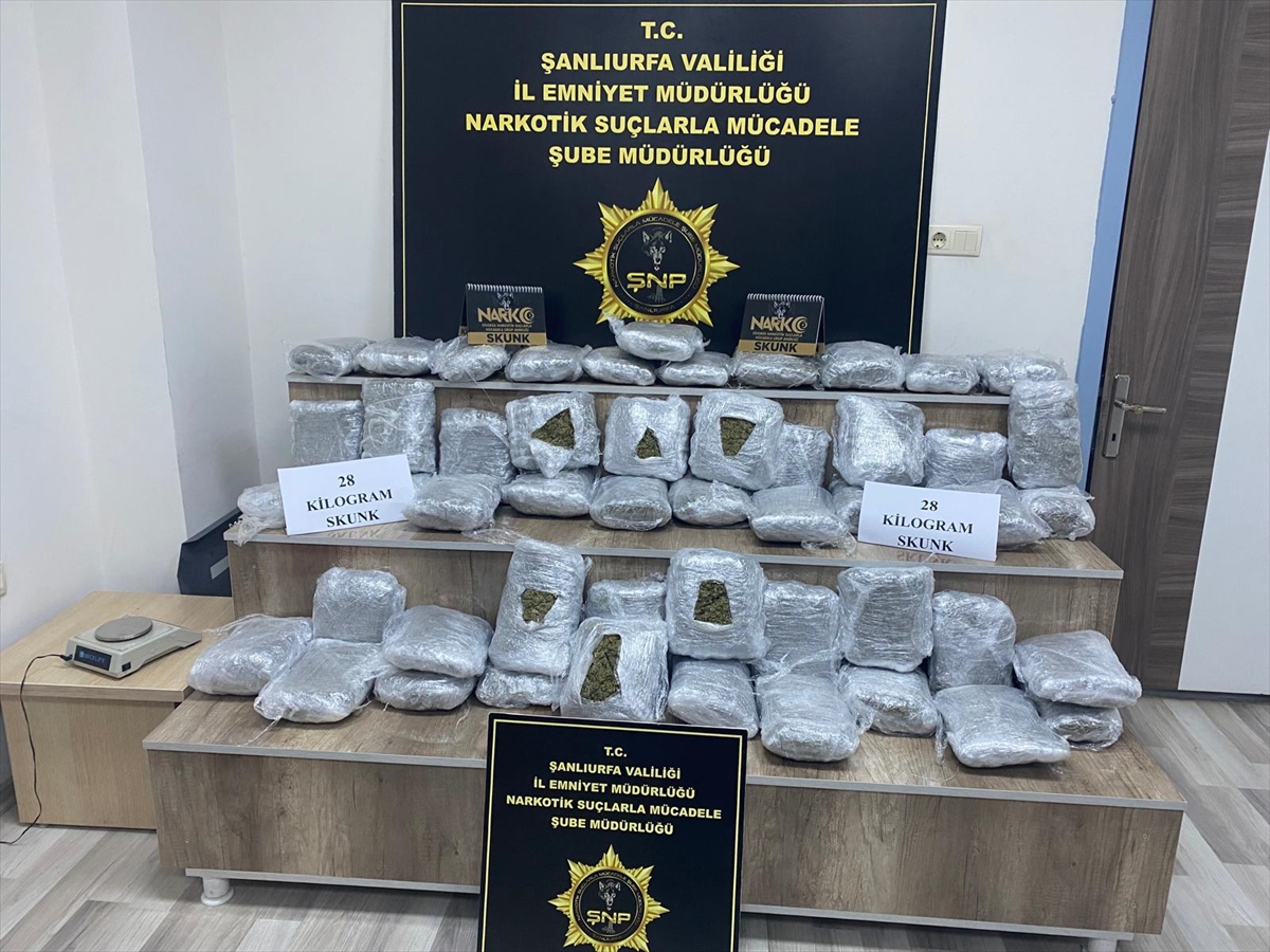 Şanlıurfa'da Büyük Uyuşturucu Operasyonu Zanlılar Yakalandı