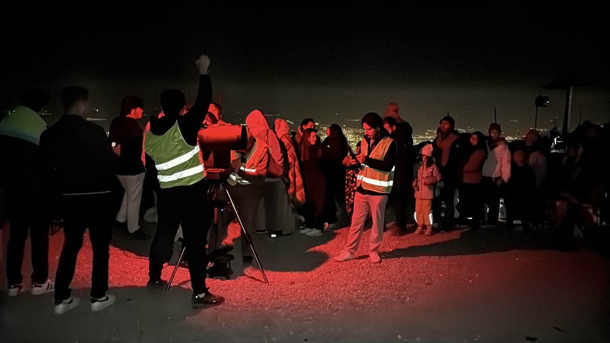 Erciyes'te Perseid Meteor Yağmuru Görsel Şölen Yarattı