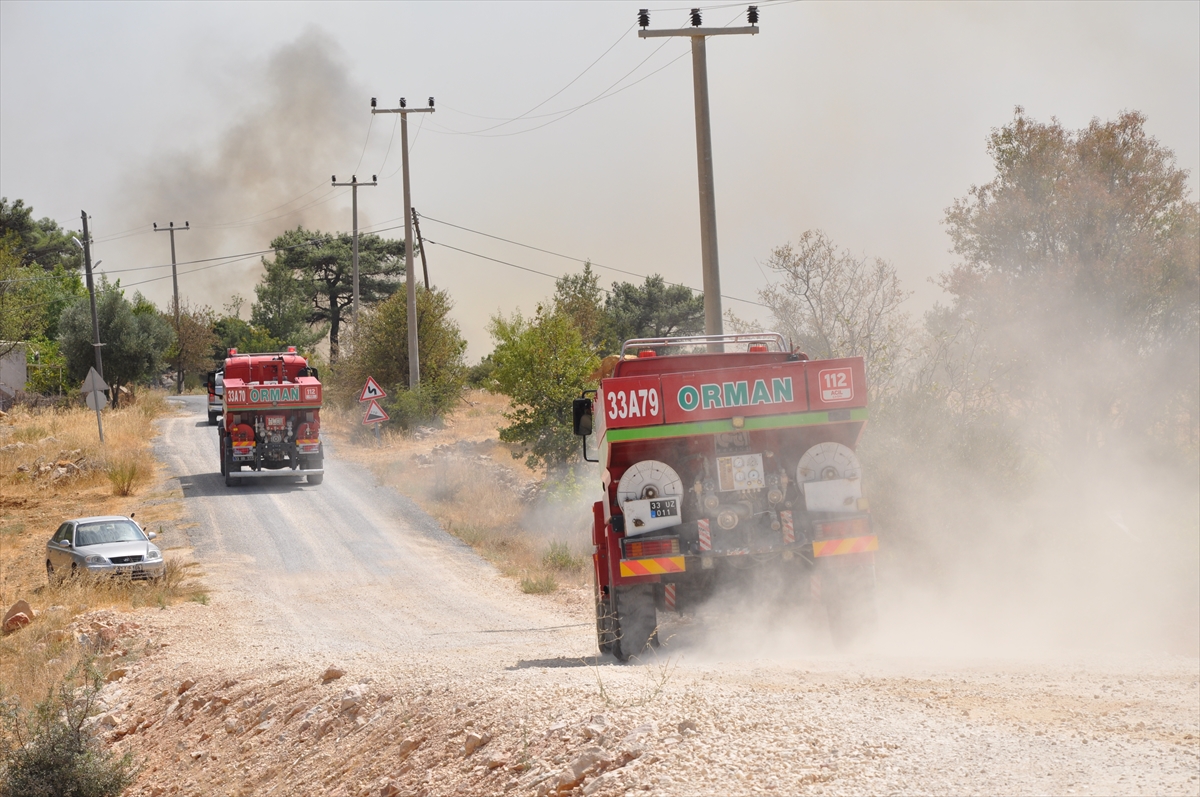 Mersin'de Orman Yangını Tehlikesi: Silifke'de Alevler Kontrol Altına Alınmaya Çalışılıyor