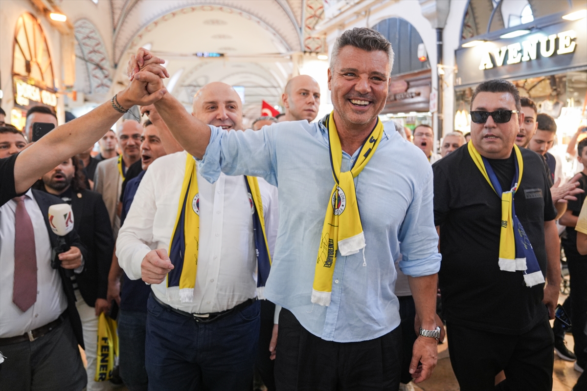 Sadettin Saran'ın Kapalıçarşı Ziyareti Fenerbahçe Taraftarının Desteğiyle Coştu