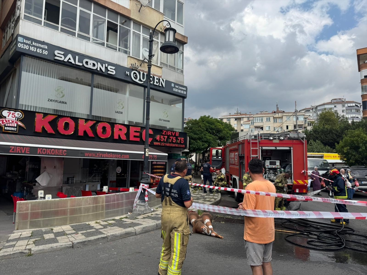 Maltepe'de Güzellik Salonundaki Yangın Panik Yarattı