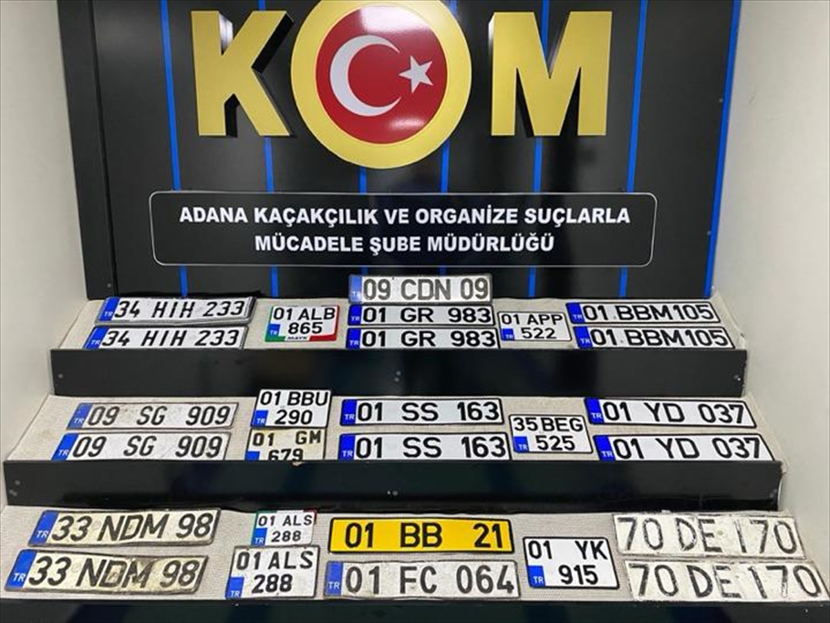 Adana'da Sahte Plaka Operasyonu Polisi Harekete Geçirdi