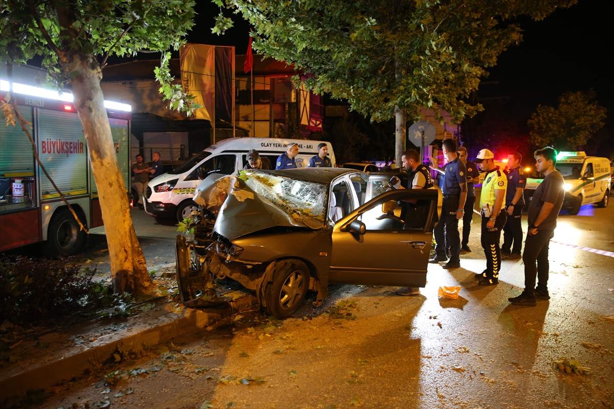 Denizli'de Feci Kaza Ağaç Kazasıyla Son Buldu