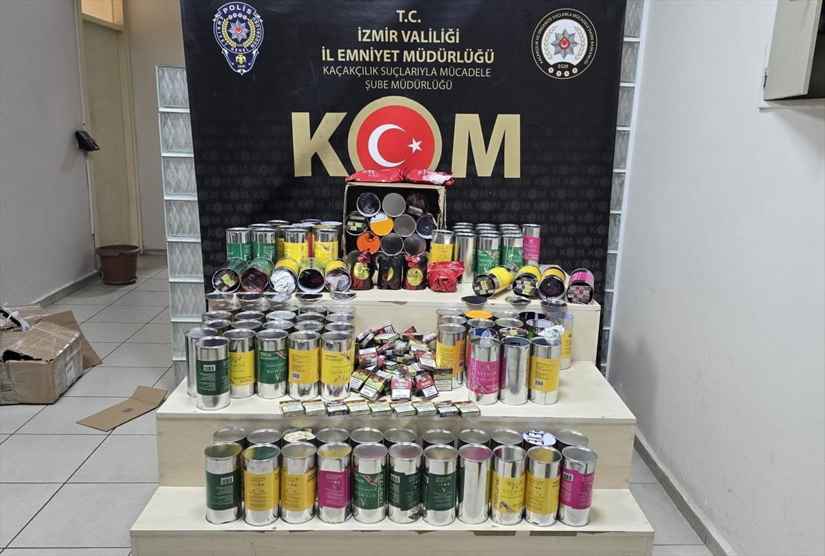 İzmir'de Nefes Kesen Operasyon: Kaçak İçki ve Tütün Ele Geçirildi