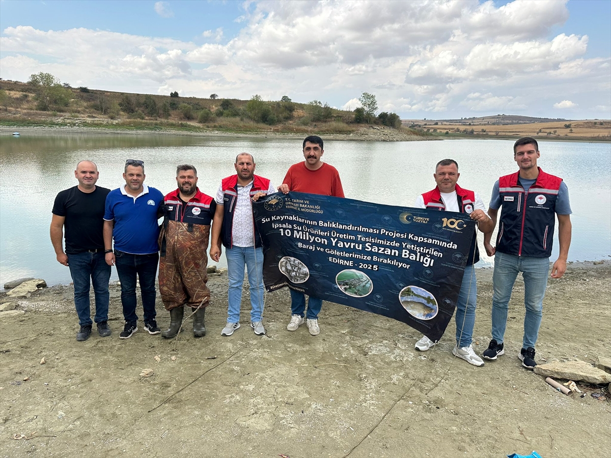 Tekirdağ Göllerine 975 Bin Sazan Yavrusu Salındı Sürdürülebilir Balıkçılığa Destek Veriliyor