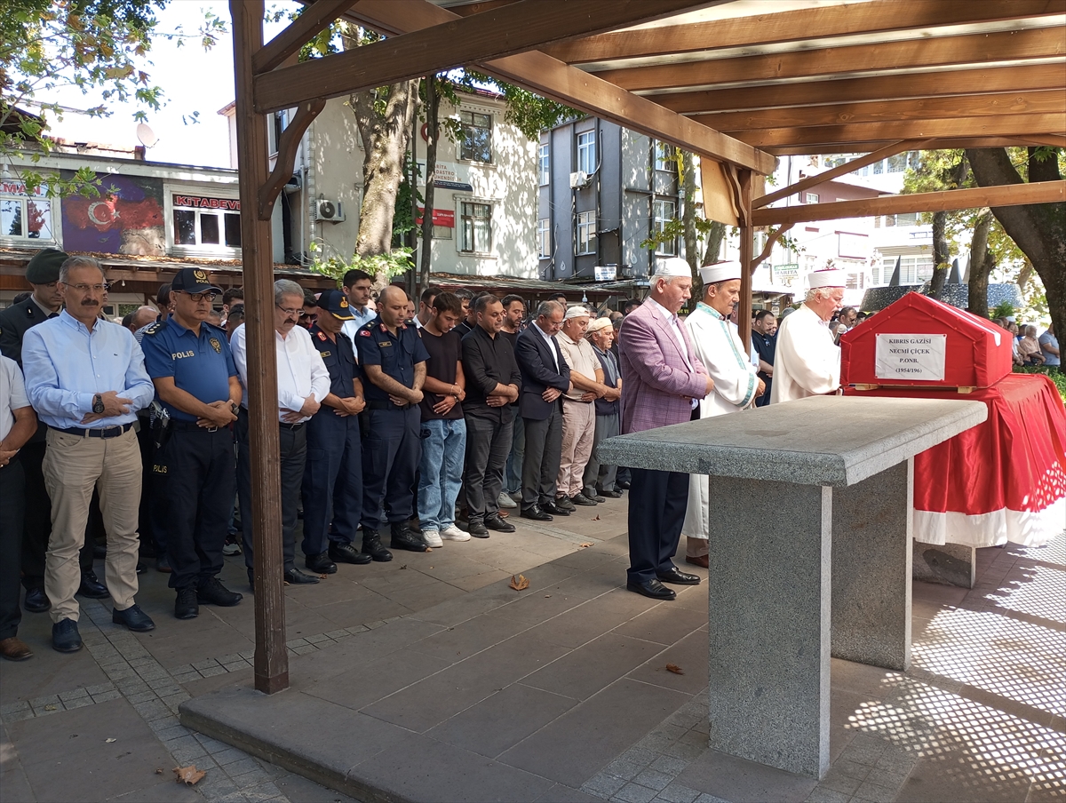 Samsun'da Kıbrıs Gazisi Necmi Çiçek'e Son Görev