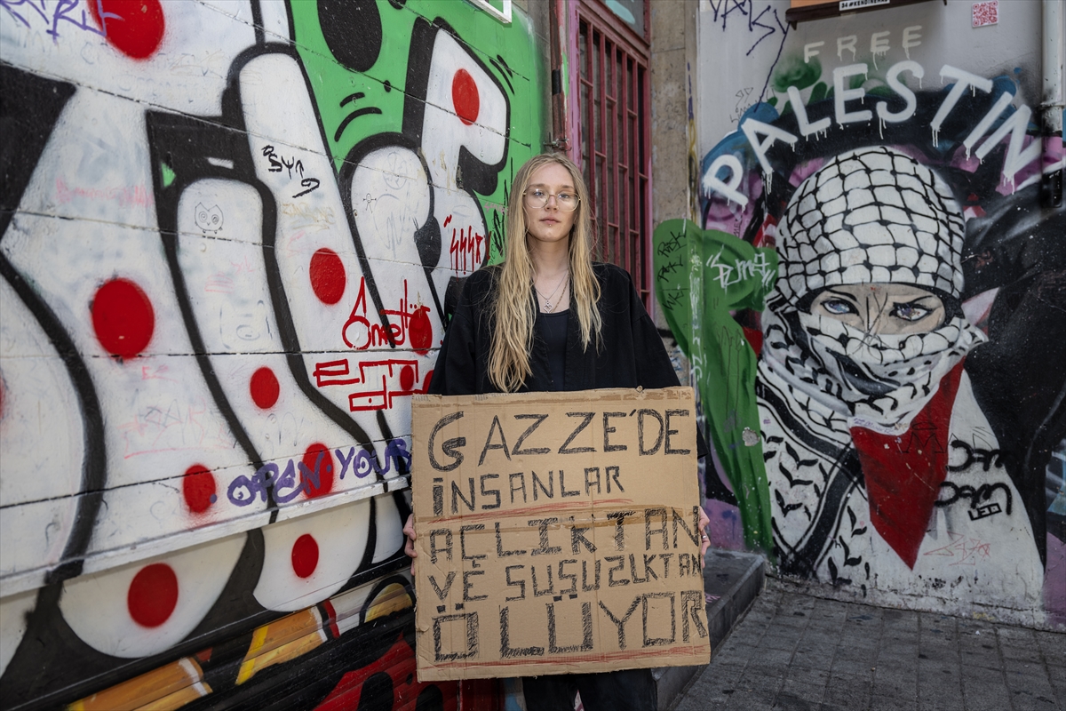 ABD'li Aktivist Kadıköy'den Dünya Çapında Gazze'ye Ses Olmayı Hedefliyor