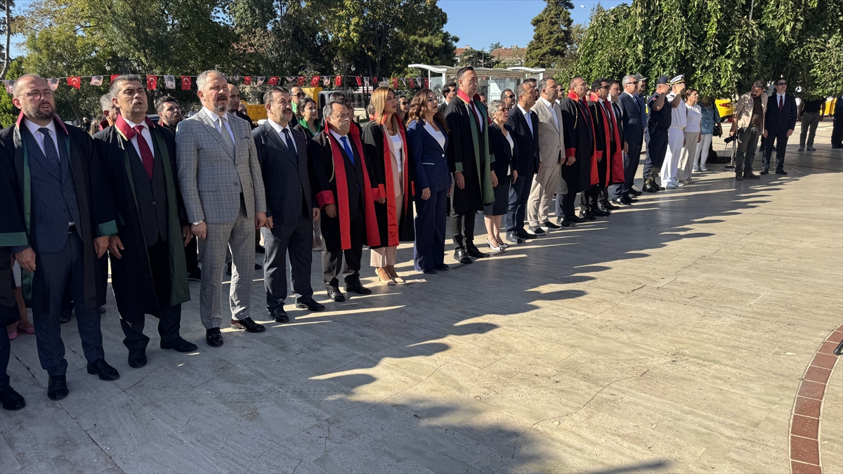 Trakya'da Adli Yıl Açılışında Dikkat Çeken Anlar