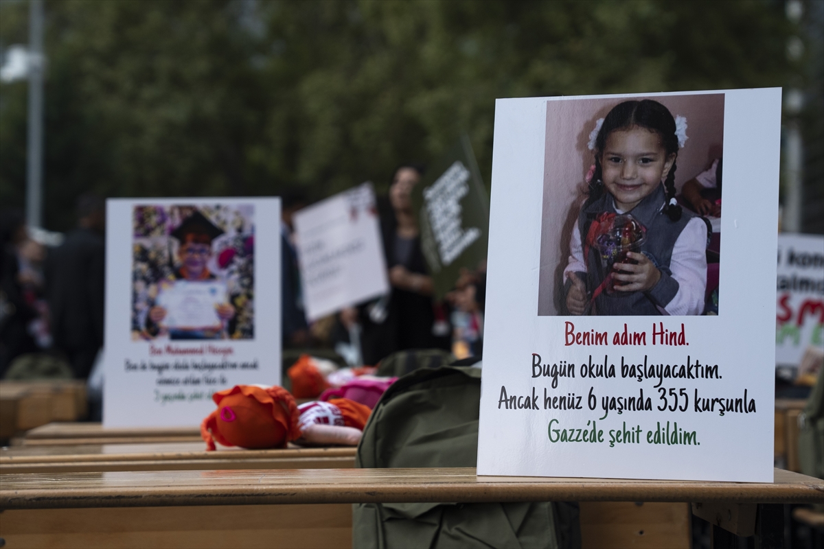Boş Sıralar Etkinliği Gazze'deki Dramı Gözler Önüne Seriyor