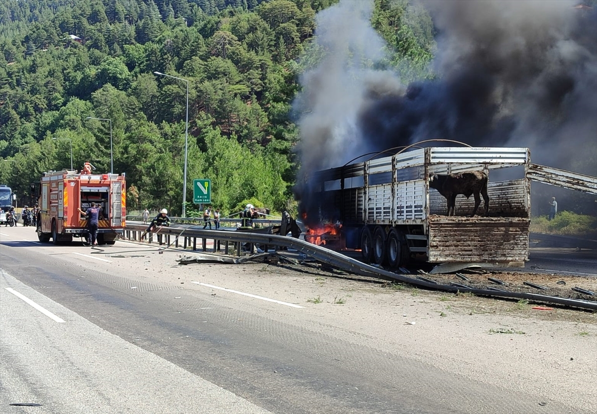 Adana'da Tır Yangını Korku Dolu Anlar Yaşattı