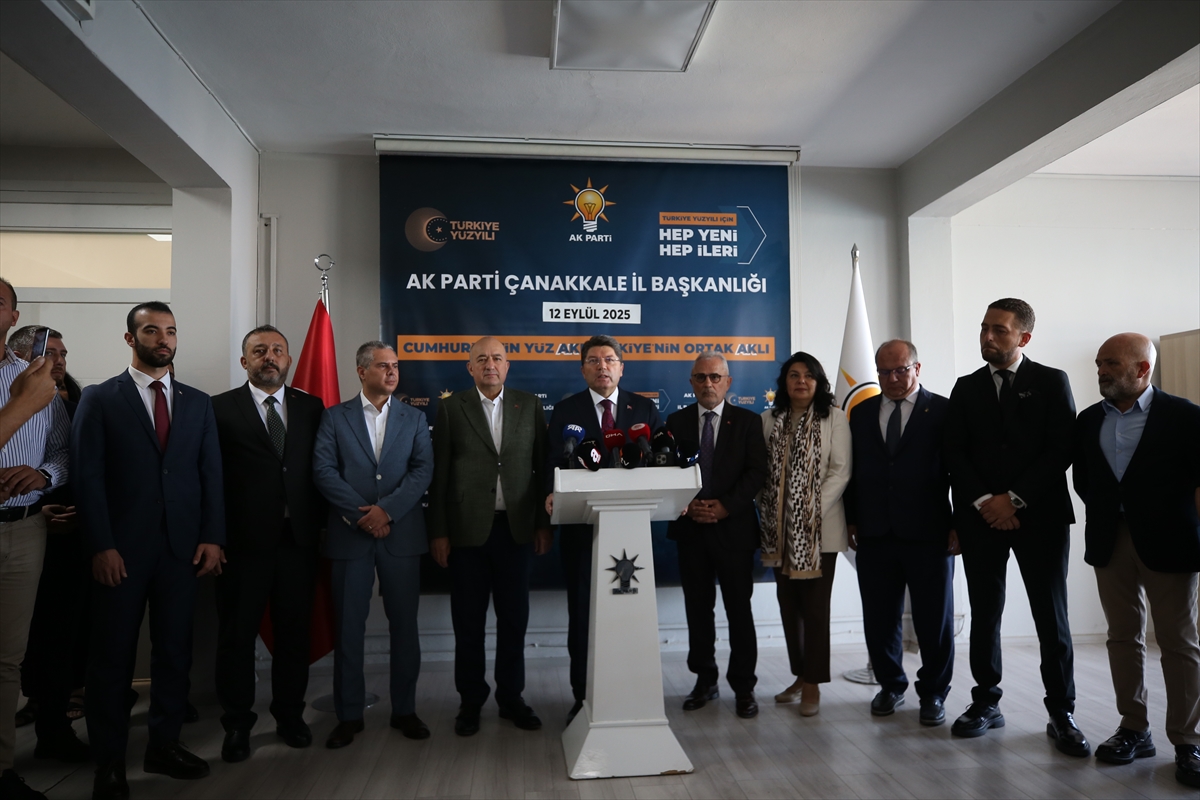 Adalet Bakanı Yılmaz Tunç Çanakkale'de Konuştu ve Gündemi Değerlendirdi
